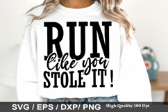 Run Like You Stole It - Baseball SVG Design Product Image 1