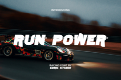 Run Power Font Product Image 1