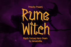 Rune Witch | Fantasy Hand Drawn Product Image 1