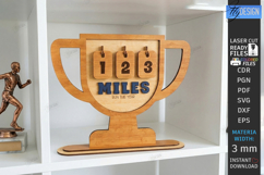 Runner Tracker Laser Cut | Fitness Progress Board | Sport Product Image 1