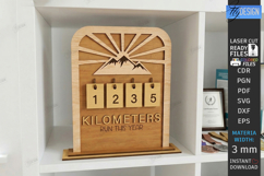 Runner Tracker Laser Cut | Fitness Progress Board | Sport Product Image 1