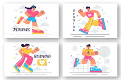 10 Jogging and Running Illustration Product Image 2
