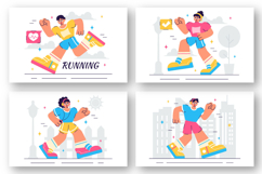 10 Jogging and Running Illustration Product Image 3