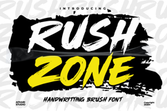 Rush Zone - Handwritting Brush Font Product Image 1