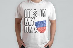 It's in my DNA Russia Flag Fingerprint PNG Sublimation Product Image 2