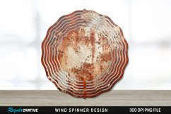Rust Wind Spinner Sublimation PNG Design Product Image 1