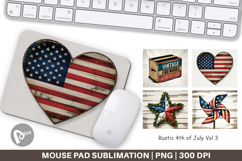Mouse Pad Rustic 4th of July Product Image 1