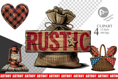 Rustic 4th of July Clipart Product Image 1