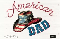 Western American Dad PNG | Patriotic PNG Product Image 2