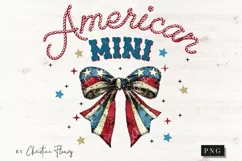 American Mini Coquette PNG | Patriotic PNG Product Image 4