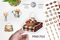 Rustic Autumn Charm Sticker Product Image 1