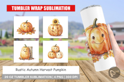 Rustic Harvest Pumpkin Tumbler Product Image 1