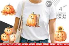 Rustic Harvest Pumpkin Sublimation Product Image 1