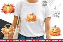 Rustic Harvest Pumpkin Sublimation Product Image 1
