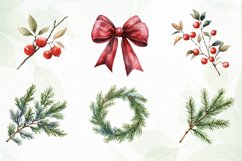 Rustic Christmas Clipart Sublimation Product Image 6