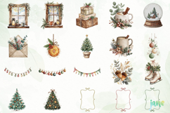 Rustic Christmas Clipart Product Image 4