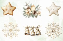 Rustic Christmas Clipart Sublimation Product Image 2