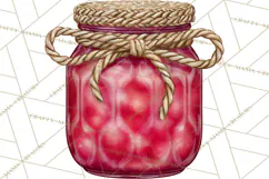 Cottagecore Christmas Clip Art, Cozy Woodland Holiday PNG Product Image 2