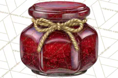 Cottagecore Christmas Clip Art, Cozy Woodland Holiday PNG Product Image 3