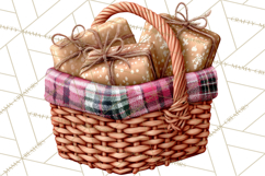 Cottagecore Christmas Clip Art, Cozy Woodland Holiday PNG Product Image 5