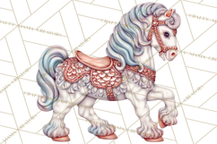 Cottagecore Christmas Clip Art, Cozy Woodland Holiday PNG Product Image 5