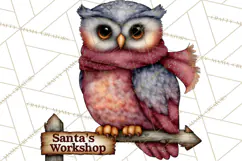 Cottagecore Christmas Clip Art, Cozy Woodland Holiday PNG Product Image 2