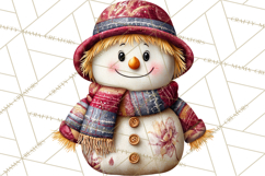 Cottagecore Christmas Clip Art, Cozy Woodland Holiday PNG Product Image 5