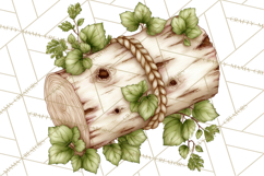 Cottagecore Christmas Clip Art, Cozy Woodland Holiday PNG Product Image 3