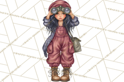 Cottagecore Christmas Clip Art, Cozy Woodland Holiday PNG Product Image 4