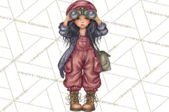 Cottagecore Christmas Clip Art, Cozy Woodland Holiday PNG Product Image 4