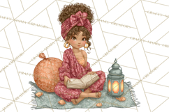 Cottagecore Christmas Clip Art, Cozy Woodland Holiday PNG Product Image 3