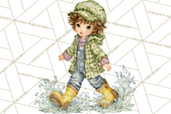 Cottagecore Christmas Clip Art, Cozy Woodland Holiday PNG Product Image 2