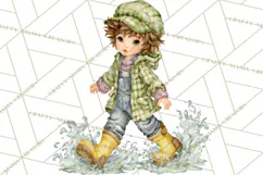 Cottagecore Christmas Clip Art, Cozy Woodland Holiday PNG Product Image 2
