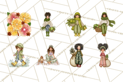 Cottagecore Christmas Clip Art, Cozy Woodland Holiday PNG Product Image 8