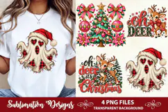 Rustic Christmas Ghost PNG Product Image 1