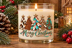 Western Christmas Trees PNG, Merry Christmas Sublimation Product Image 5