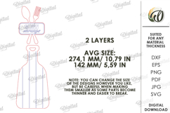 Rustic Kitchen Cutting Board Laser Cut. Chopping Board SVG Product Image 2
