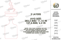 Rustic Kitchen Cutting Board Laser Cut. Chopping Board SVG Product Image 2