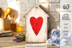 Rustic Cutting Board Laser Cut. Kitchen Chopping Board SVG Product Image 1