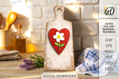 Rustic Kitchen Cutting Boards Bundle Laser Cut. Kitchen SVG Product Image 7