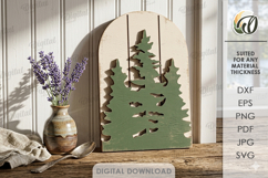 Rustic Kitchen Cutting Board Laser Cut. Chopping Board SVG Product Image 1