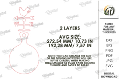 Rustic Kitchen Cutting Board Laser Cut. Chopping Board SVG Product Image 2