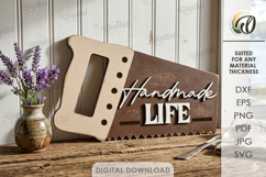 Rustic Kitchen Cutting Board Laser Cut. Chopping Board SVG Product Image 1