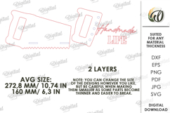 Rustic Kitchen Cutting Board Laser Cut. Chopping Board SVG Product Image 2