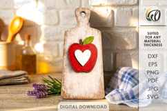Rustic Kitchen Cutting Boards Bundle Laser Cut. Kitchen SVG Product Image 11