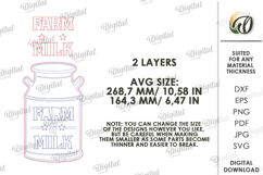 Rustic Kitchen Cutting Board Laser Cut. Chopping Board SVG Product Image 2