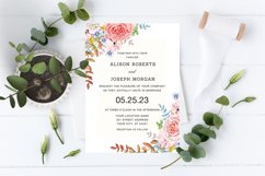 Rustic Dusty Rose Wedding Invitation Product Image 1