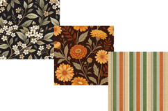 rustic fall paper, autumn digital paper, cozy fall background, vintage fall texture, rustic seamless pattern, floral autumn design, fall scrapbook paper, cozy digital paper, rustic floral pattern, pumpkin leaf paper, autumn craft paper, rustic printable p