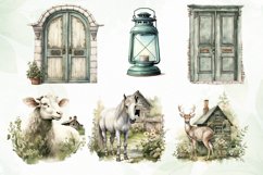 Rustic Farm Sublimation Clipart Product Image 3