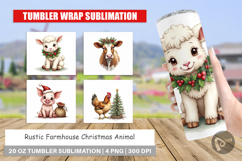 Rustic Farmhouse Animals Tumbler Product Image 1